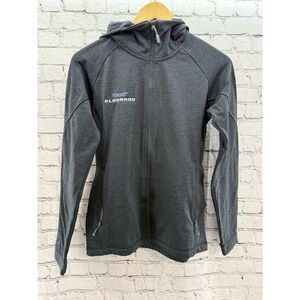 Rab Nucleus Hoody Full Zip Waffle Thermic Logo Women's M Gray